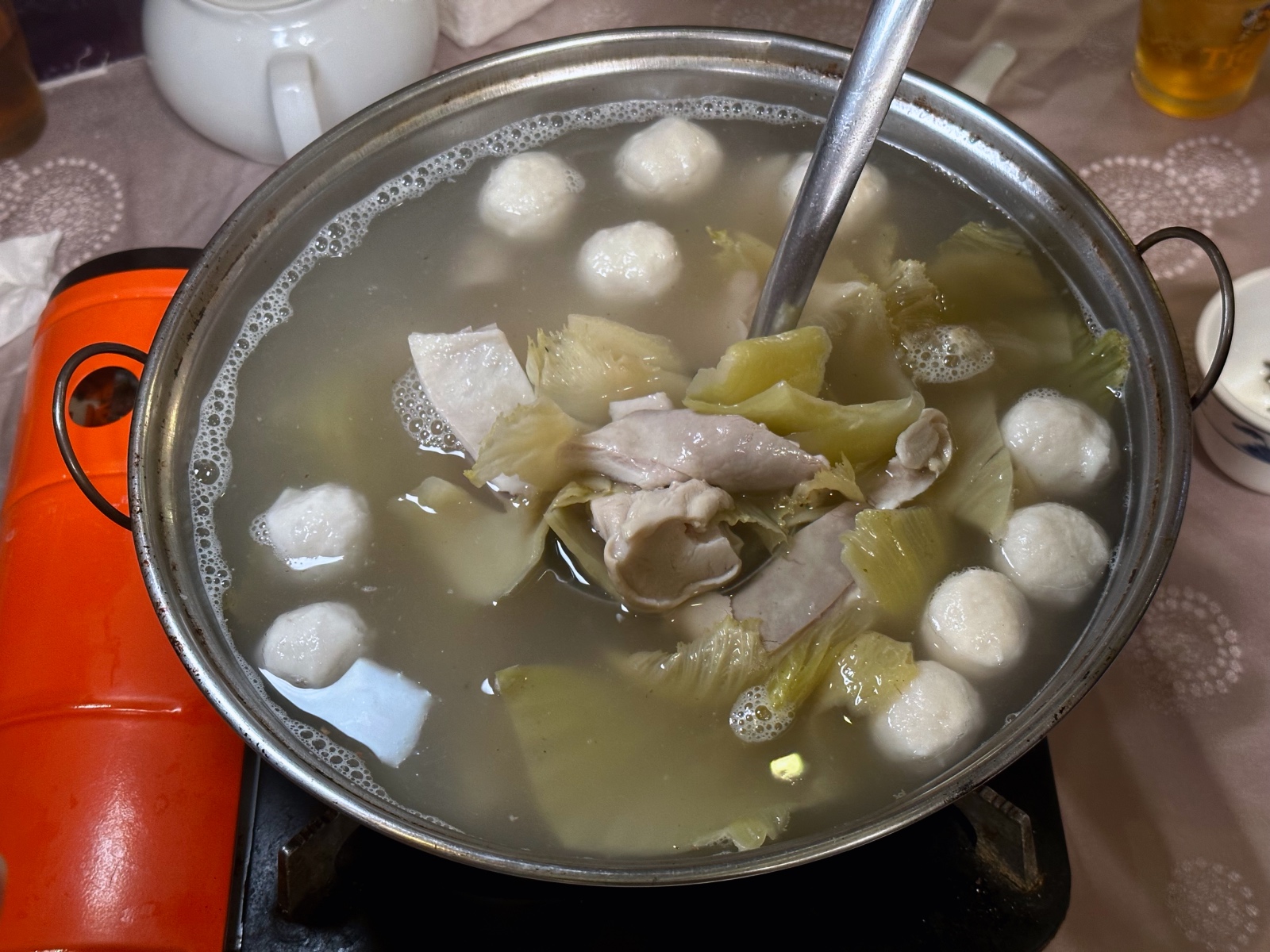 香港醉紅樓潮州菜館 鹹菜肚片魚丸鍋