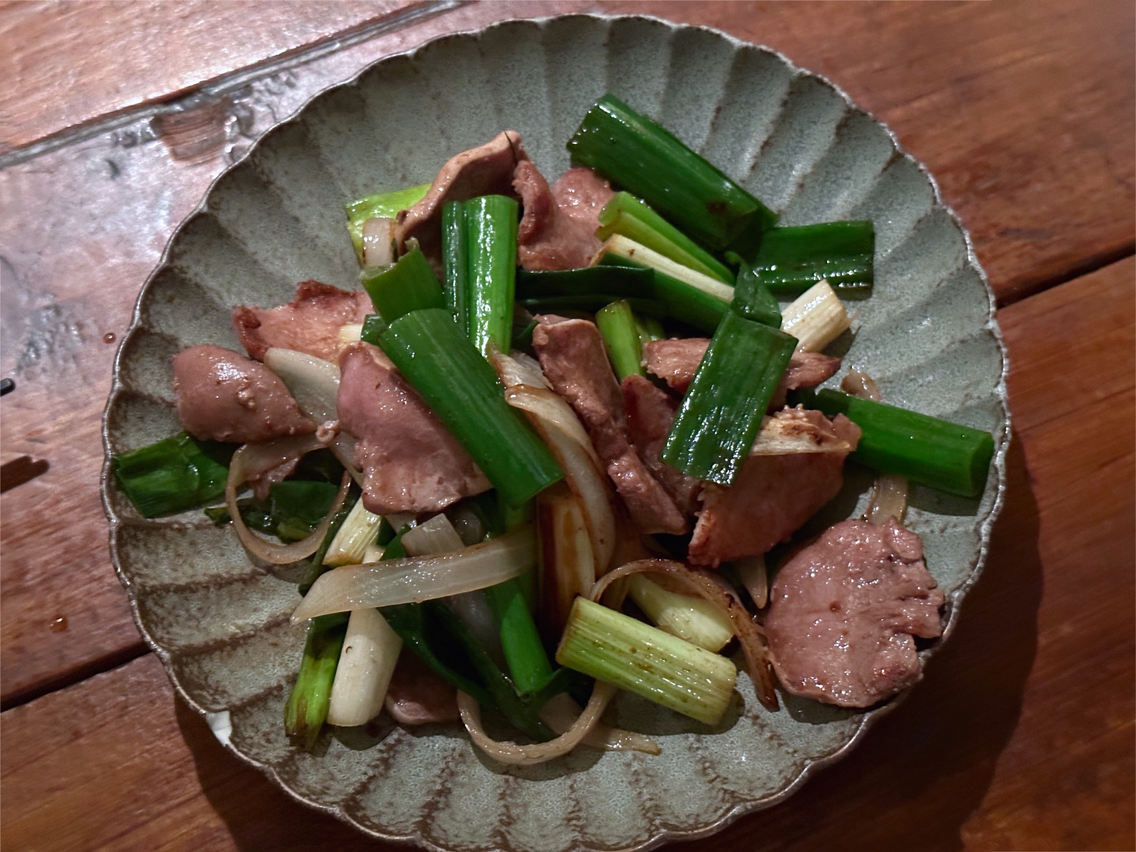 野菜家 豬舌炒青蔥