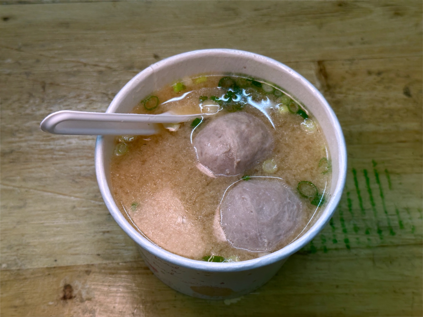 雪花軒涼麵 味噌+蛋+貢丸