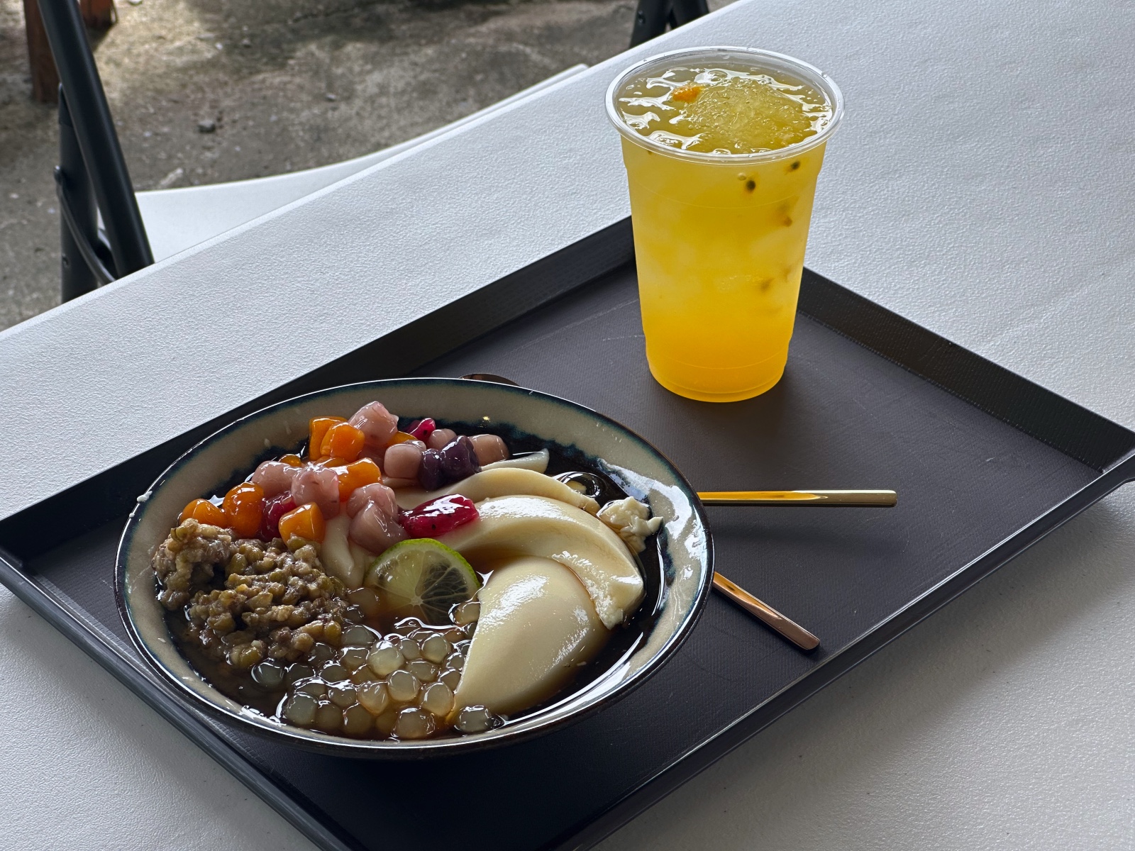 【 山頂豆花 】九份爬茶壺山歇腳的好地方