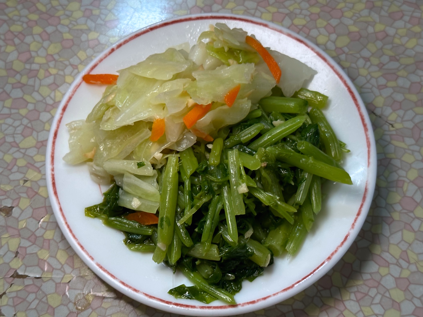 東門城滷肉飯 青菜