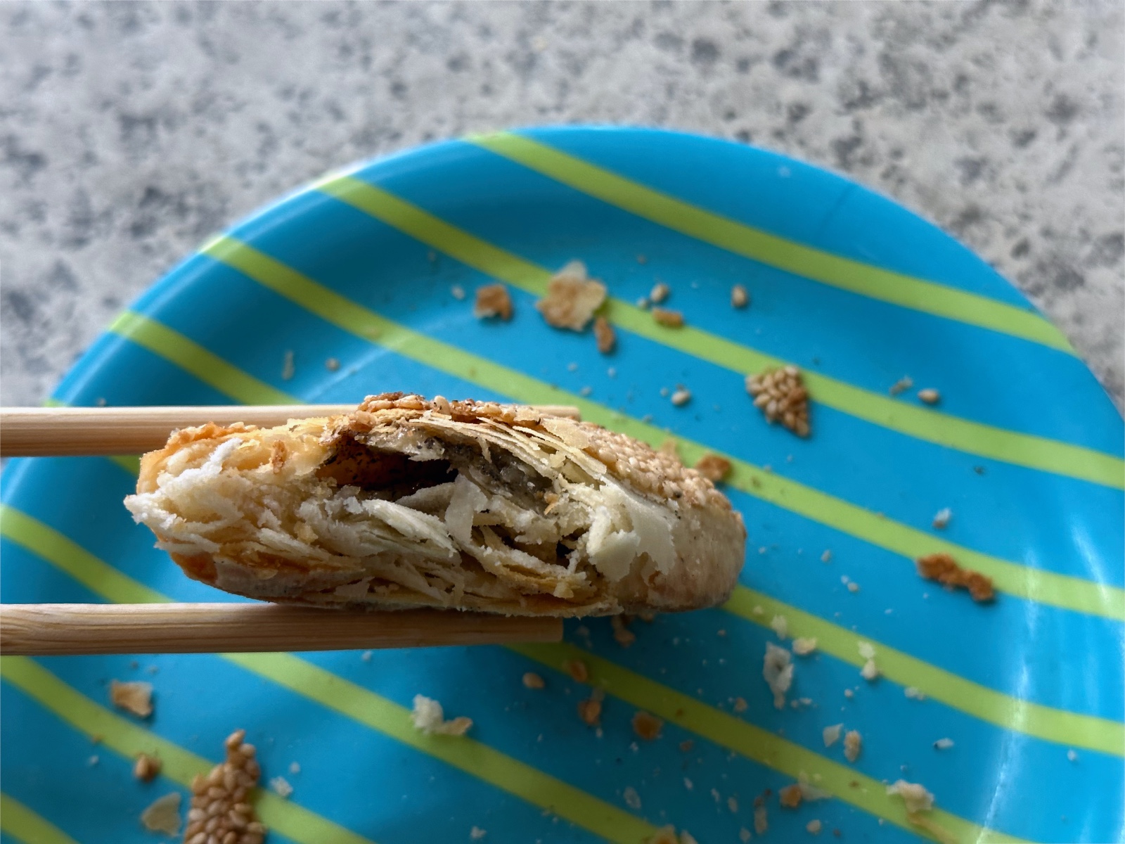 張吳記麵餅舖 蟹殼黃(甜)咬一口