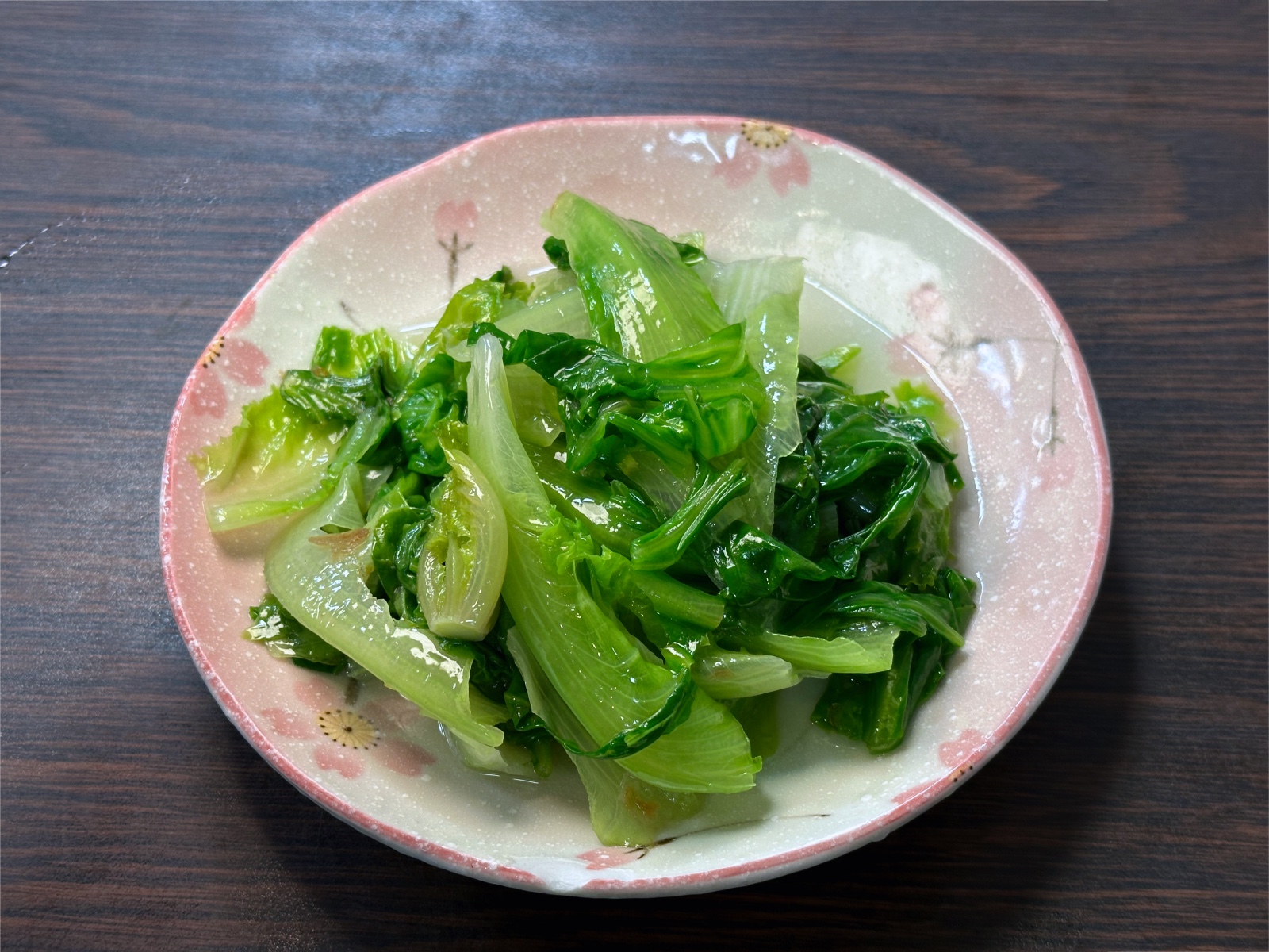 承記鍋貼 燙青菜