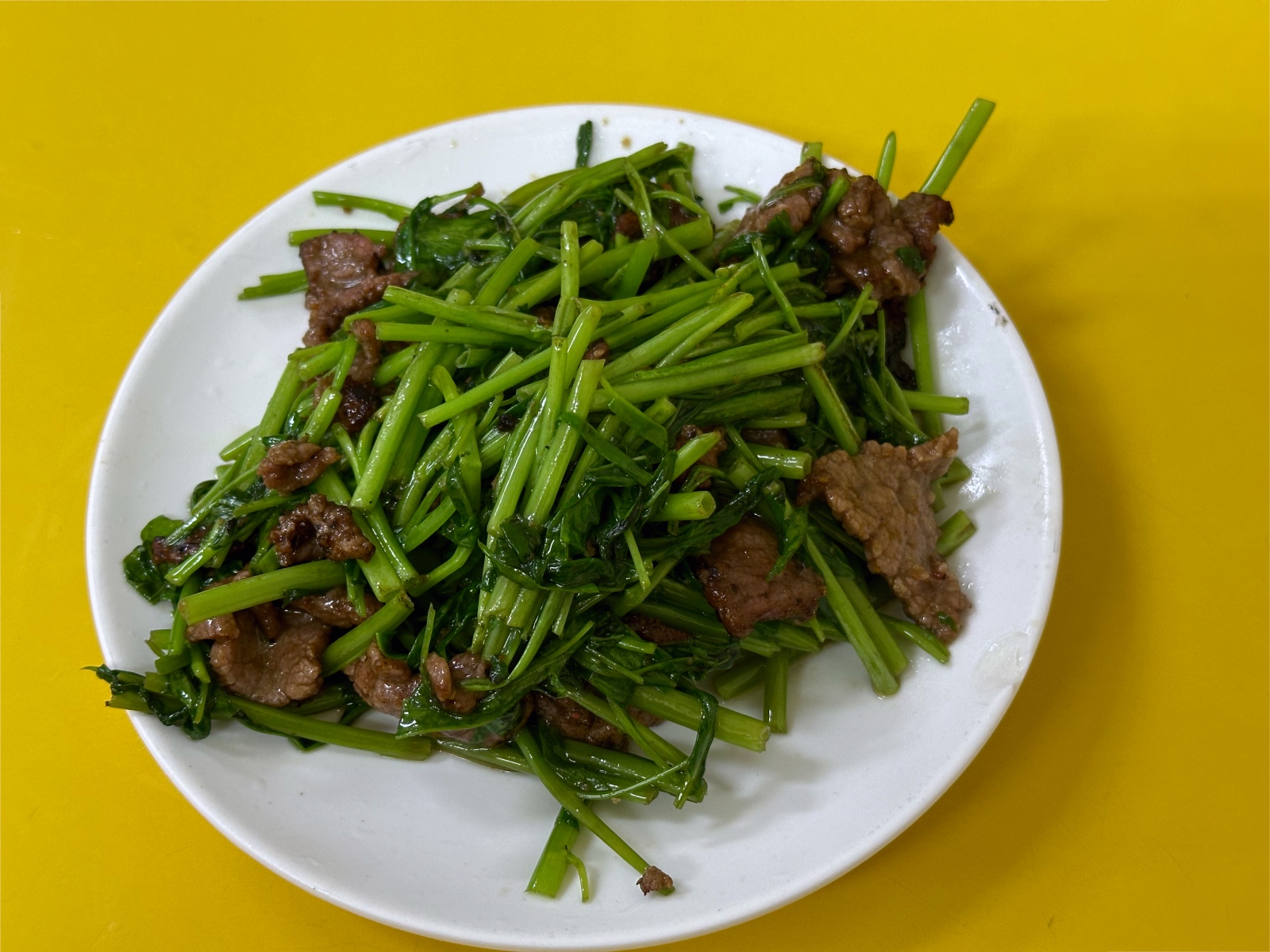 郭家炒牛肉 空心菜炒牛肉